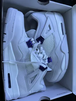 PK God Batch Air Jordan 4 Retro Metallic Purple CT8527-115 review Kanye
