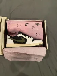 Special offer Batch Travis Scott x Air Jordan 1 Low OG Olive DZ4137-106 review 2