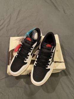 Special offer Batch Travis Scott x Air Jordan 1 Low OG Olive DZ4137-106 review Fett 05