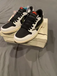 Special offer Batch Travis Scott x Air Jordan 1 Low OG Olive DZ4137-106 review 5