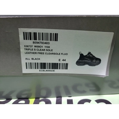 Pkstockx Balenciaga Triple S Black 541624 W09O1 1000 review 