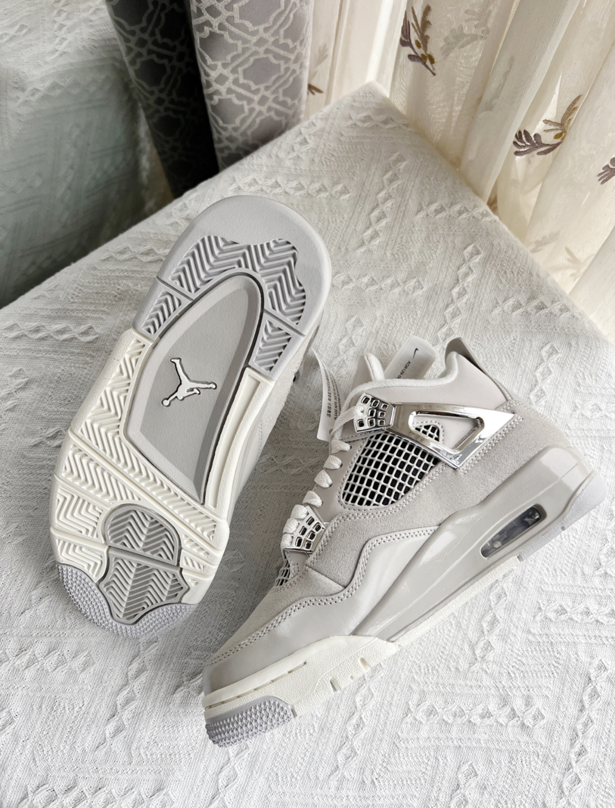 PK God Batch Air Jordan 4 WMNS Frozen Moments AQ9129-001 review G*** 02