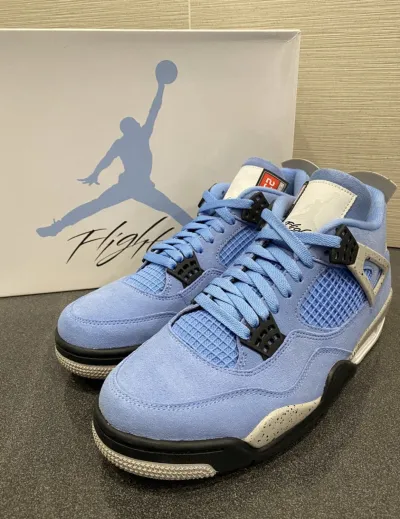 PK God Batch Air Jordan 4 Retro University Blue CT8527-400 review T*** 00