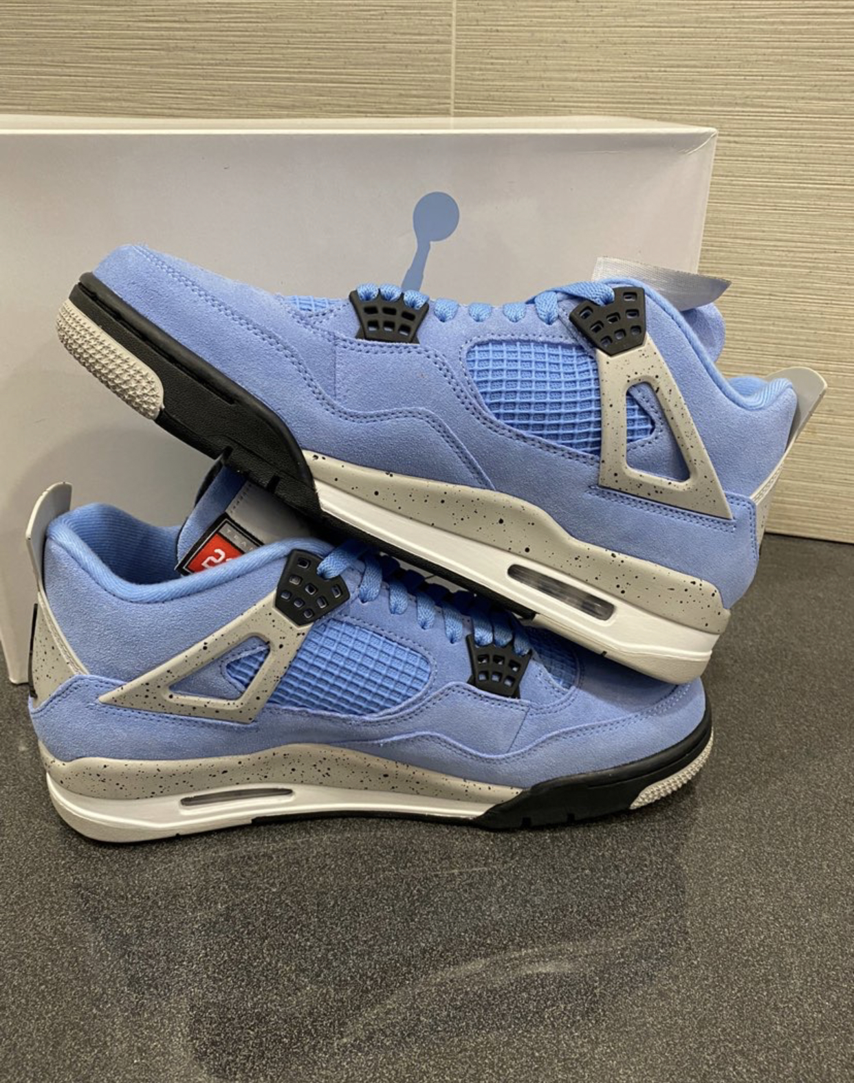 PK God Batch Air Jordan 4 Retro University Blue CT8527-400 review T*** 03