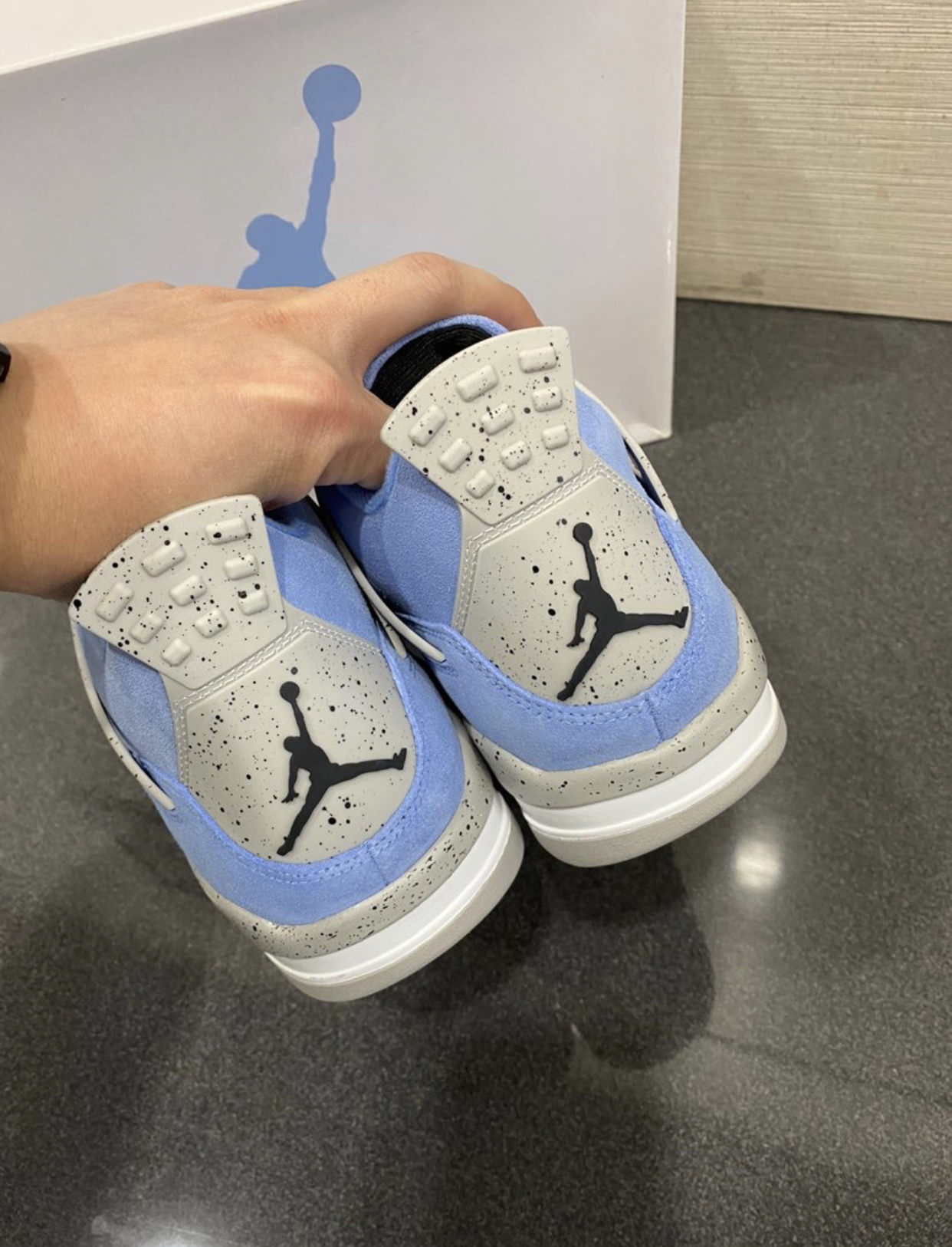 PK God Batch Air Jordan 4 Retro University Blue CT8527-400 review T*** 05