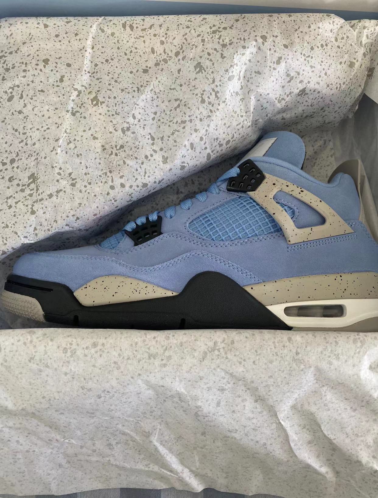 PK God Batch Air Jordan 4 Retro University Blue CT8527-400 review V*** 02