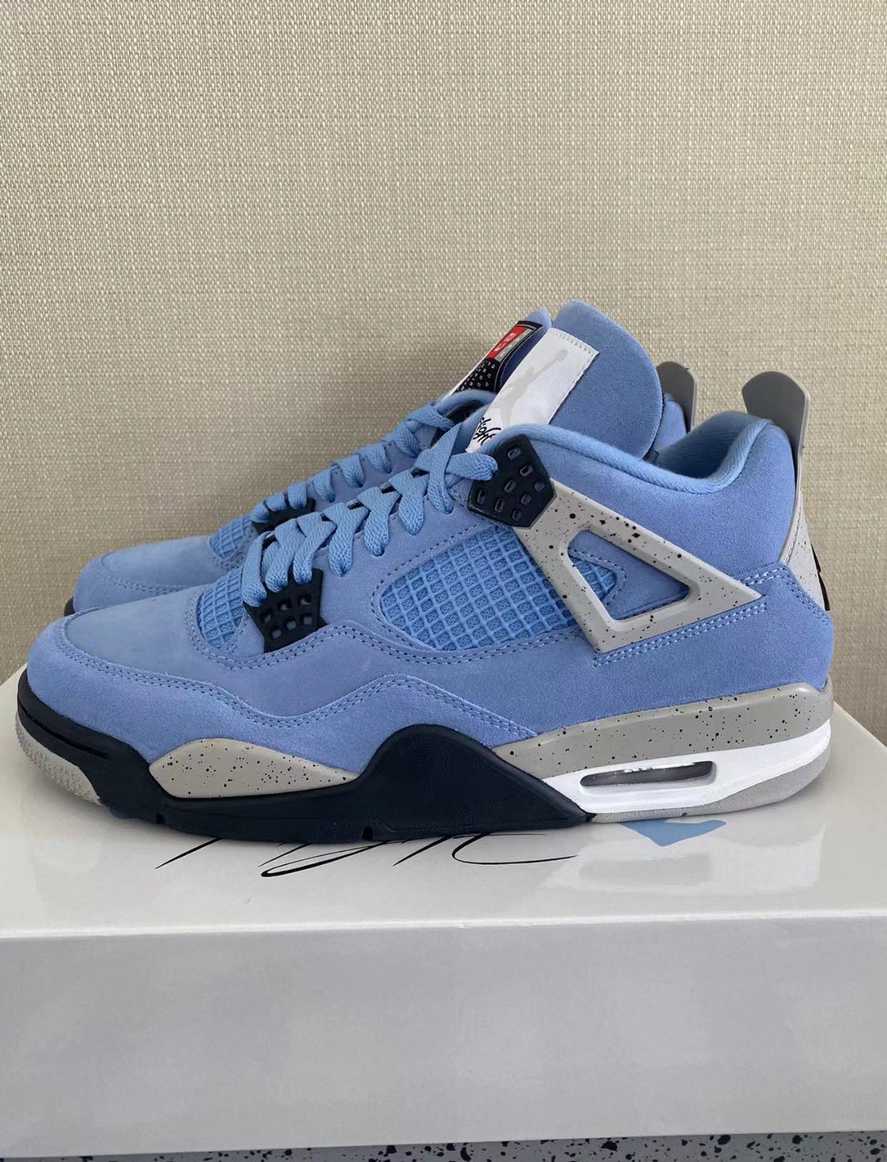 PK God Batch Air Jordan 4 Retro University Blue CT8527-400 review V*** 03