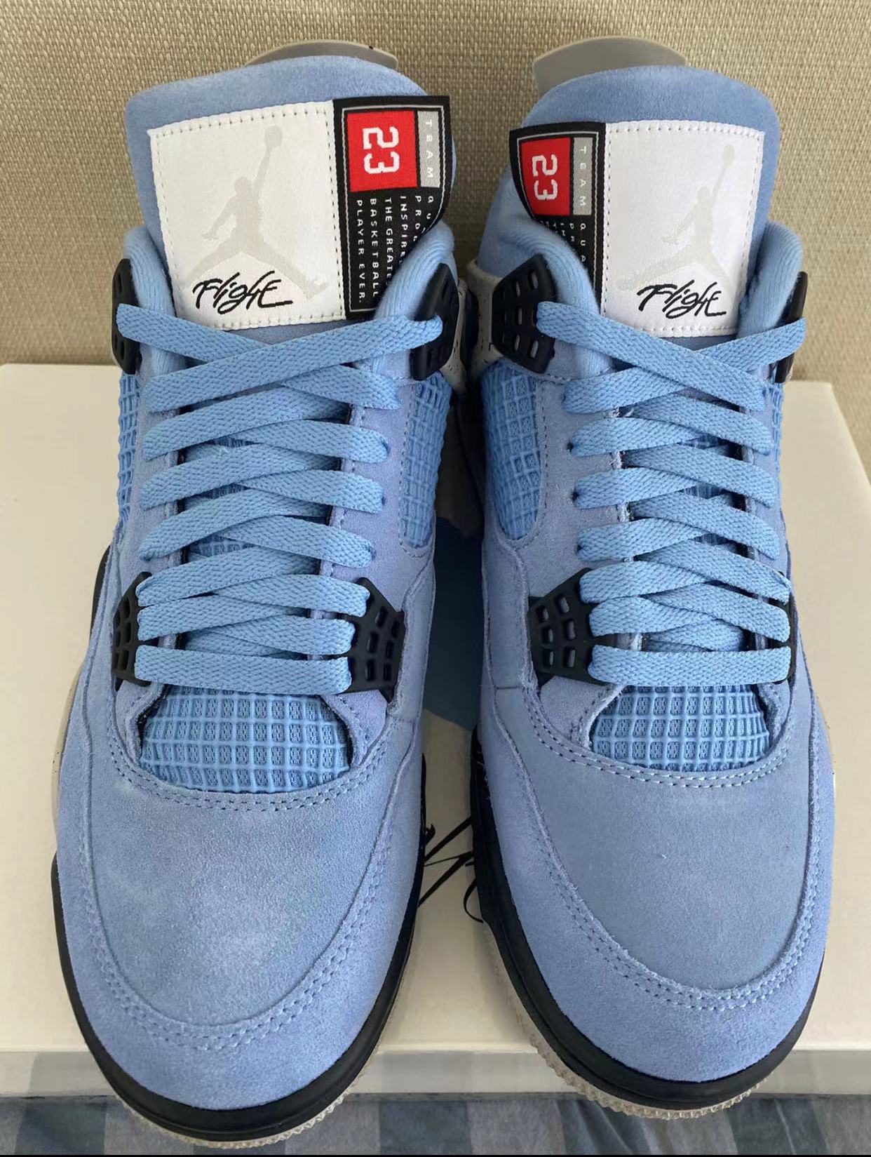 PK God Batch Air Jordan 4 Retro University Blue CT8527-400 review V*** 04