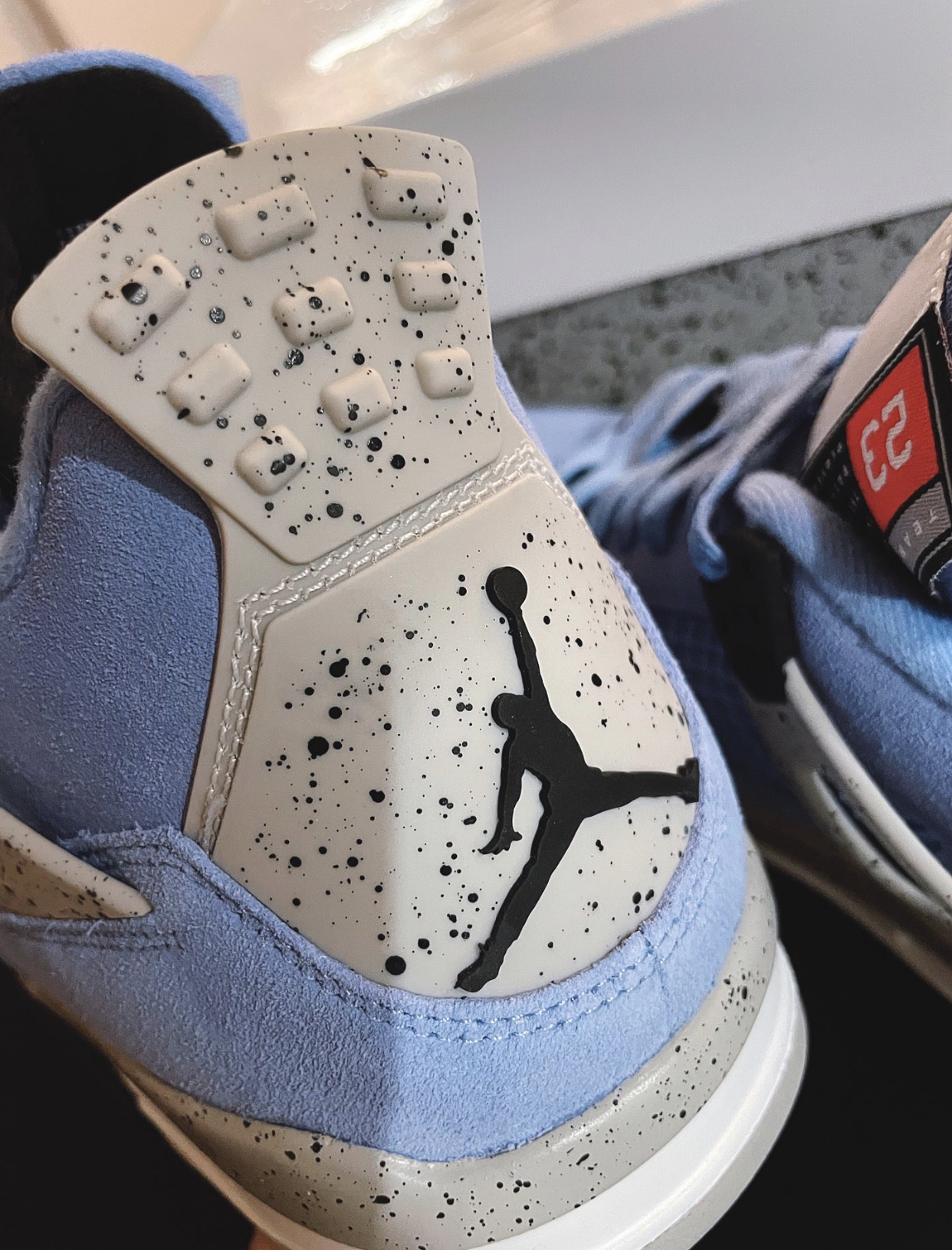 PK God Batch Air Jordan 4 Retro University Blue CT8527-400 review K*** 02