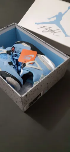 PK God Batch Air Jordan 4 Retro University Blue CT8527-400 review T*** 01