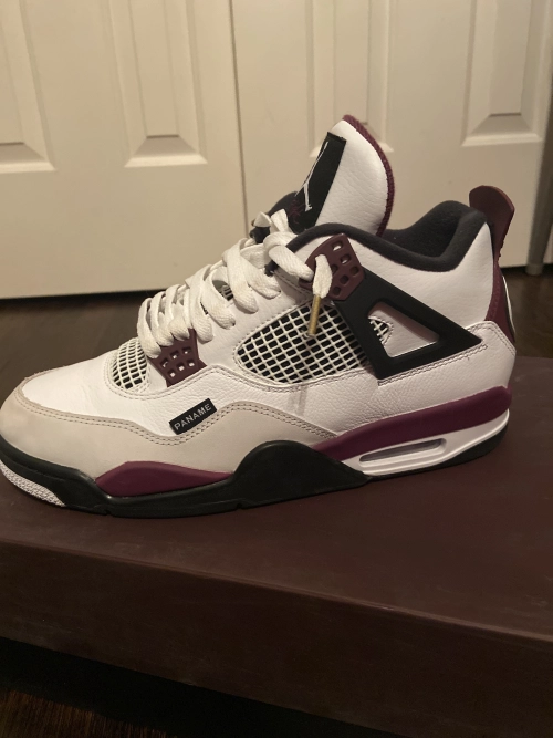 PK God Batch Air Jordan 4 Retro PSG Paris Saint-Germain CZ5624-100 review 