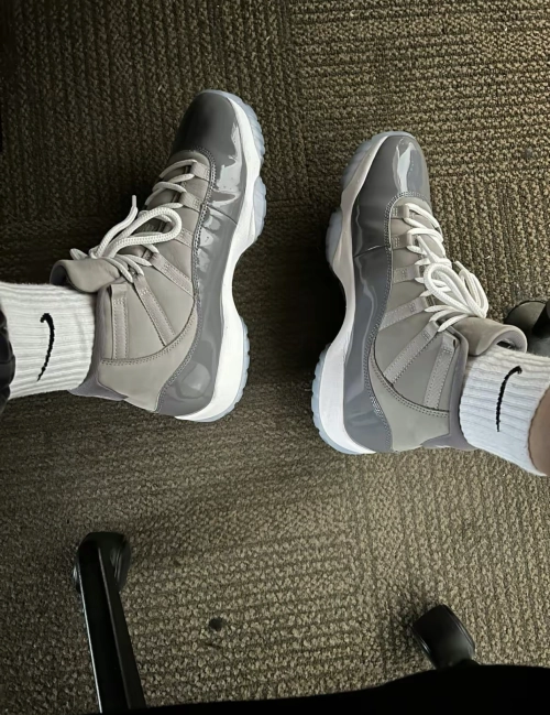 PK God Batch Air Jordan 11 Cool Grey CT8012-005 review 