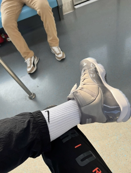 PK God Batch Air Jordan 11 Cool Grey CT8012-005 review 