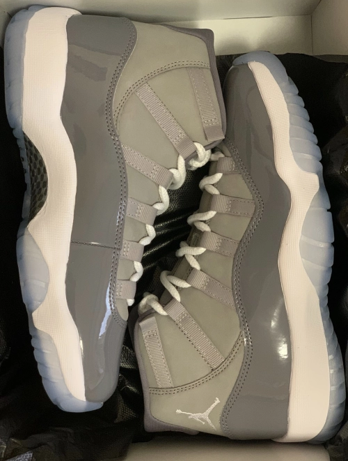 PK God Batch Air Jordan 11 Cool Grey CT8012-005 review 
