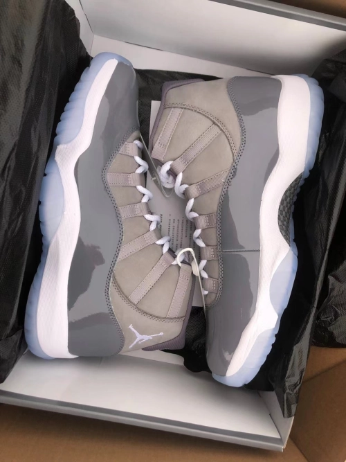 PK God Batch Air Jordan 11 Cool Grey CT8012-005 review 