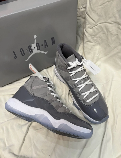 PK God Batch Air Jordan 11 Cool Grey CT8012-005 review 