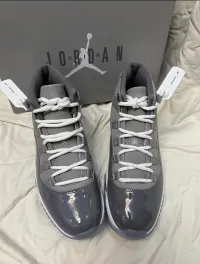 PK God Batch Air Jordan 11 Cool Grey CT8012-005 review 1