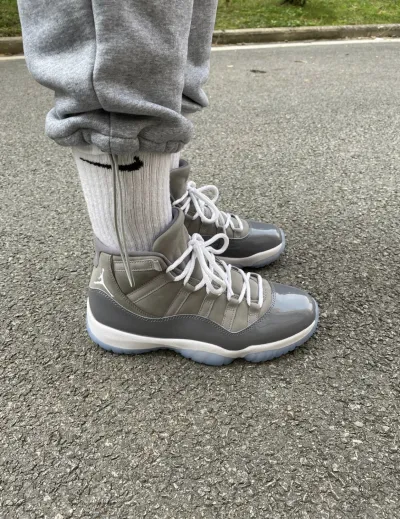 PK God Batch Air Jordan 11 Cool Grey CT8012-005 review L*** 01