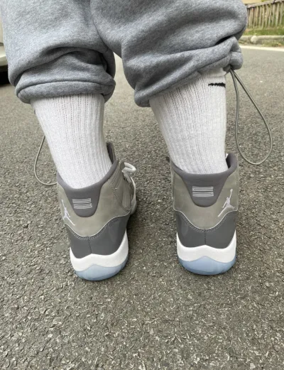 PK God Batch Air Jordan 11 Cool Grey CT8012-005 review L*** 02