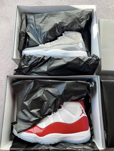 PK God Batch Air Jordan 11 Cool Grey CT8012-005 review D*** 01
