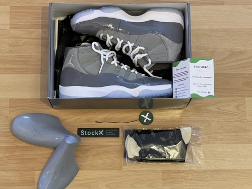 PK God Batch Air Jordan 11 Cool Grey CT8012-005 review 
