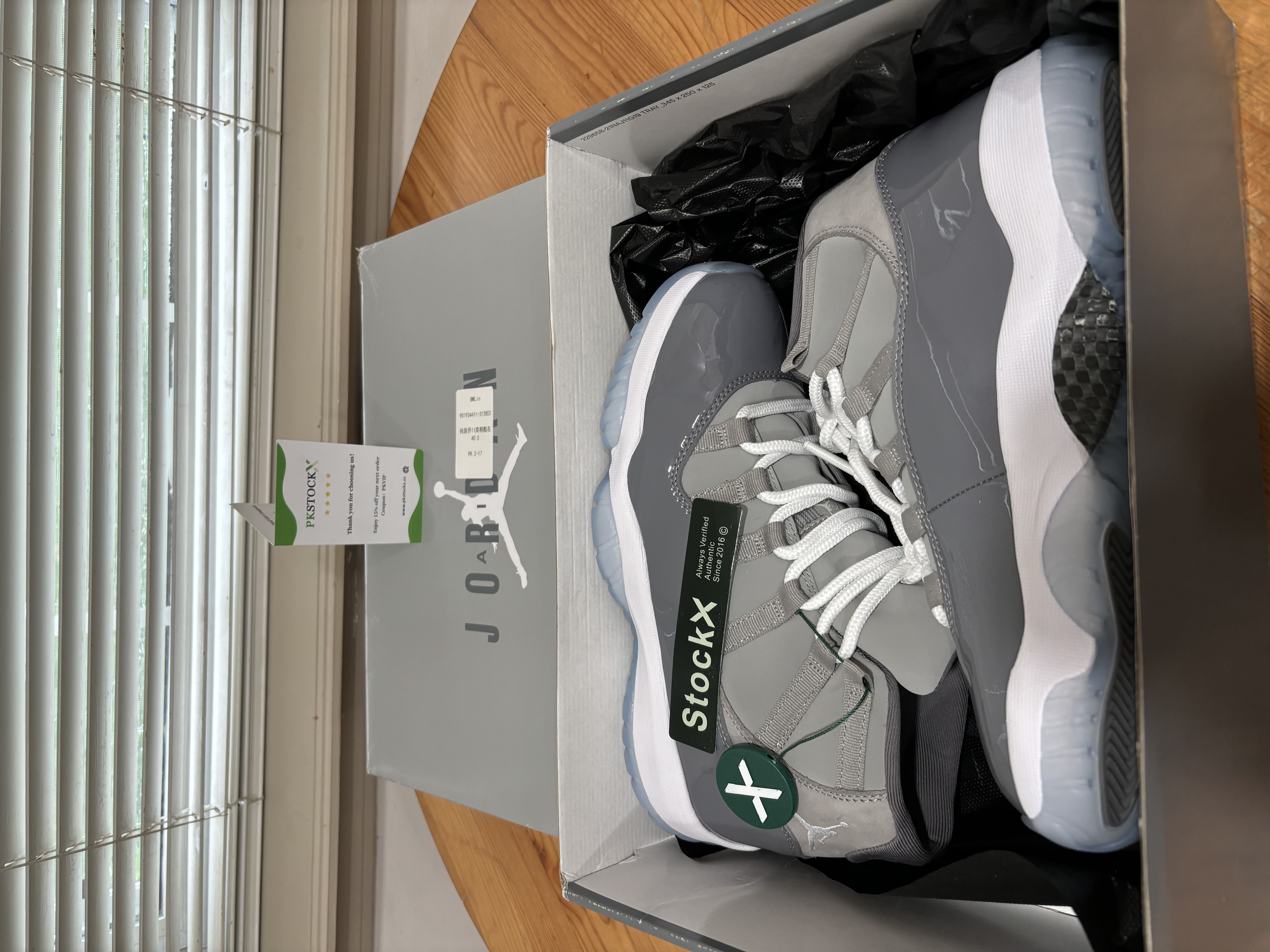 PK God Batch Air Jordan 11 Cool Grey CT8012-005 review Westin 01