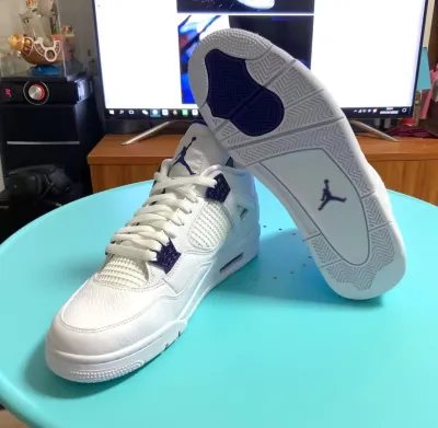 Special offer Batch Air Jordan 4 Retro Purple Metallic CT8527-115 review K*** 00