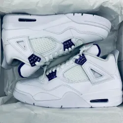 Special offer Batch Air Jordan 4 Retro Purple Metallic CT8527-115 review A***