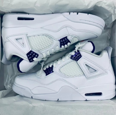 Special offer Batch Air Jordan 4 Retro Purple Metallic CT8527-115 review A***