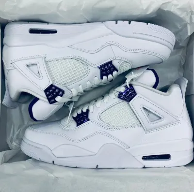 Special offer Batch Air Jordan 4 Retro Purple Metallic CT8527-115 review A***