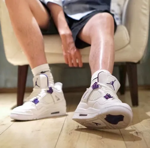 Special offer Batch Air Jordan 4 Retro Purple Metallic CT8527-115 review 