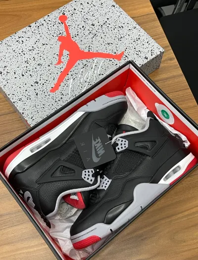 PK God Batch Air Jordan 4 "Bred Reimagined" FV5029-006 review A*** 00