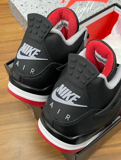 PK God Batch Air Jordan 4 "Bred Reimagined" FV5029-006 review A*** 02