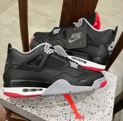 PK God Batch Air Jordan 4 "Bred Reimagined" FV5029-006 review L*** 01