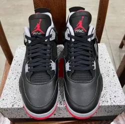 PK God Batch Air Jordan 4 "Bred Reimagined" FV5029-006 review L*** 03