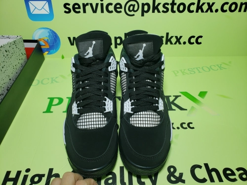 PK God Batch Air Jordan 4 White Thunder FQ8138-001 review 