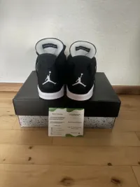 PK God Batch Air Jordan 4 White Thunder FQ8138-001 review 2