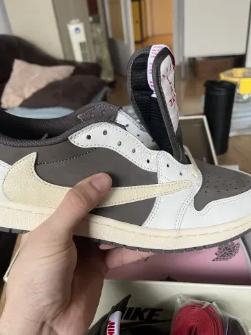 PK God Batch Air Jordan 1 Retro Low OG SP Travis Scott Reverse Mocha DM7866-162  review P*** 02