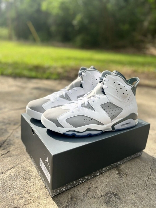 PK God Batch Air Jordan 6 Cool Grey CT8529-100 review 