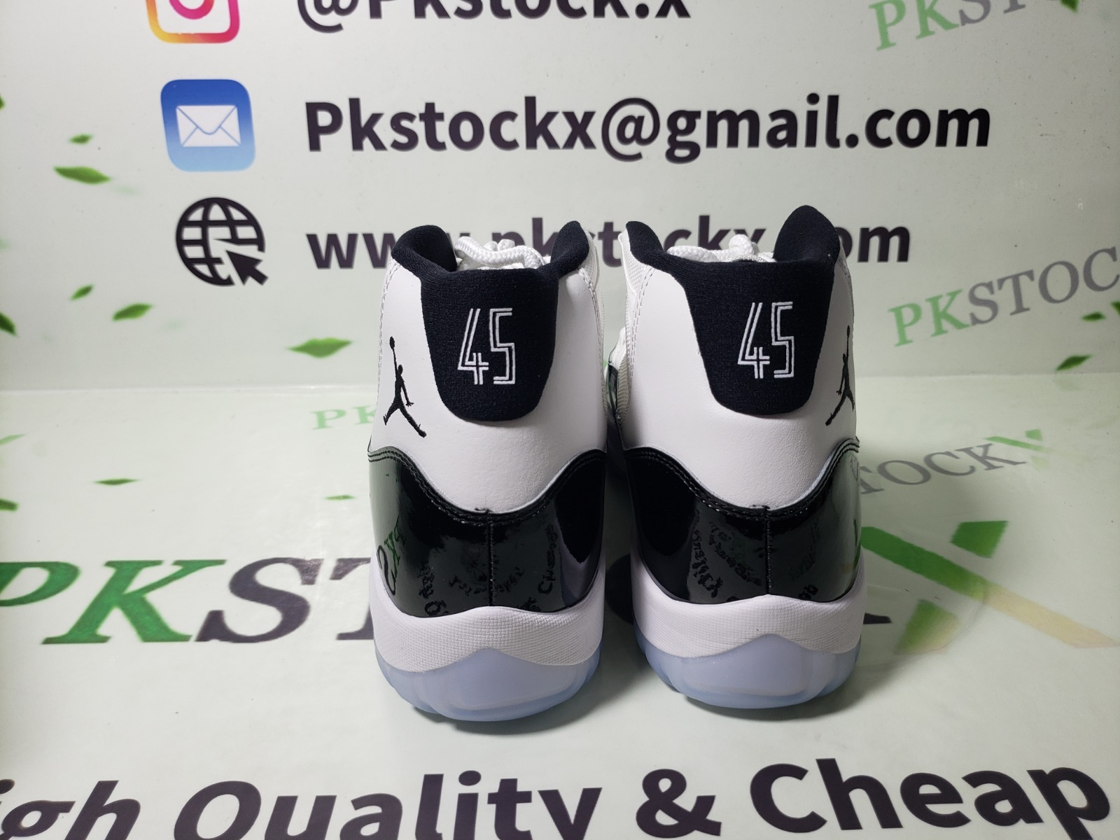 PK God Batch Air Jordan 11 Retro Concord (2018) 378037-100  review B*** 02