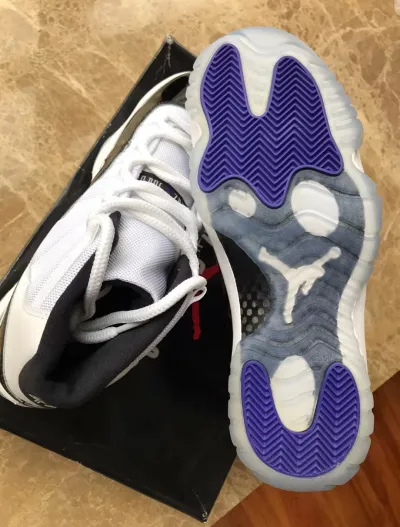 PK God Batch Air Jordan 11 Retro Concord (2018) 378037-100  review V*** 03
