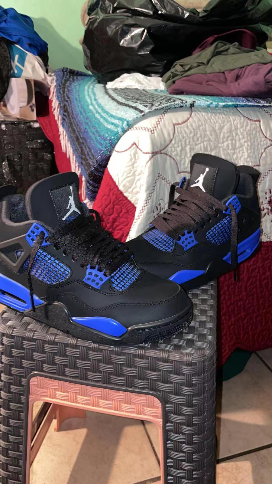 PK God Batch Air Jordan 4 Blue Thunder CT8527-018 review L***s