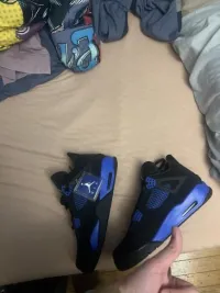 PK God Batch Air Jordan 4 Blue Thunder CT8527-018 review 1