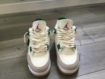 Special offer Batch Nike SB x Air Jordan 4 Pine Green DR5415-103  review N*** 01