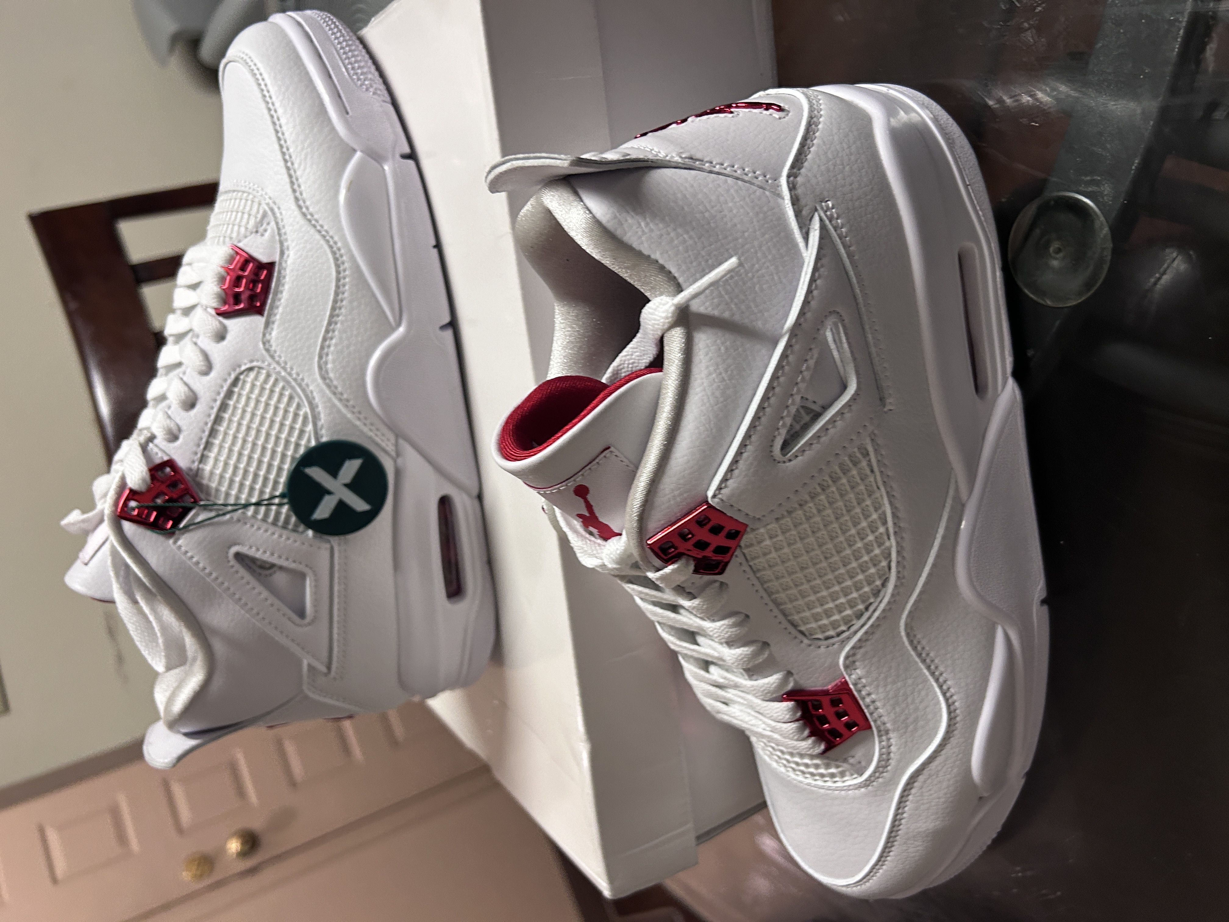 Special offer Batch Air Jordan 4 Retro Metallic Red CT8527-112  review Angel petit 01