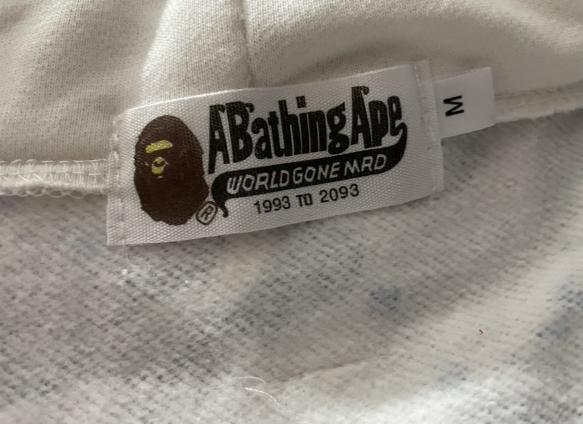 BAPE Space Camo Shark Full Zip Hoodie White review 5