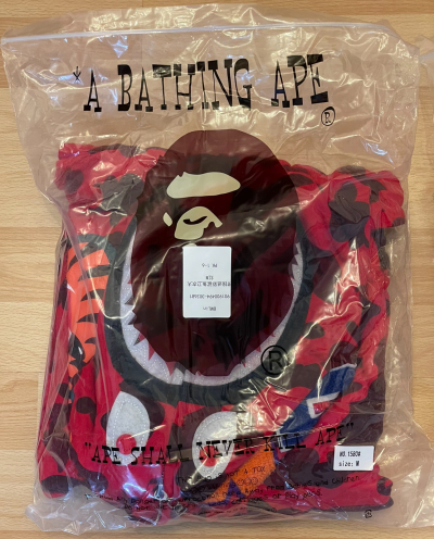 BAPE Color Camo Shark Zip Hoodie Red 4580793322511 review Daga 00