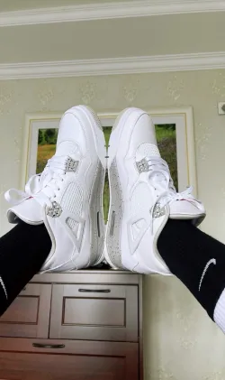 Special offer Batch Air Jordan 4 Retro White Oreo CT8527-100 review J***