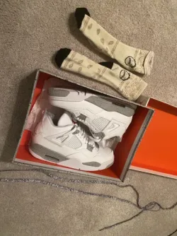 Special offer Batch Air Jordan 4 Retro White Oreo CT8527-100 review S*** 02