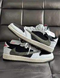 PK God Batch Air Jordan 1 Retro Low OG SP Travis Scott Olive (W) DZ4137-106 review 0